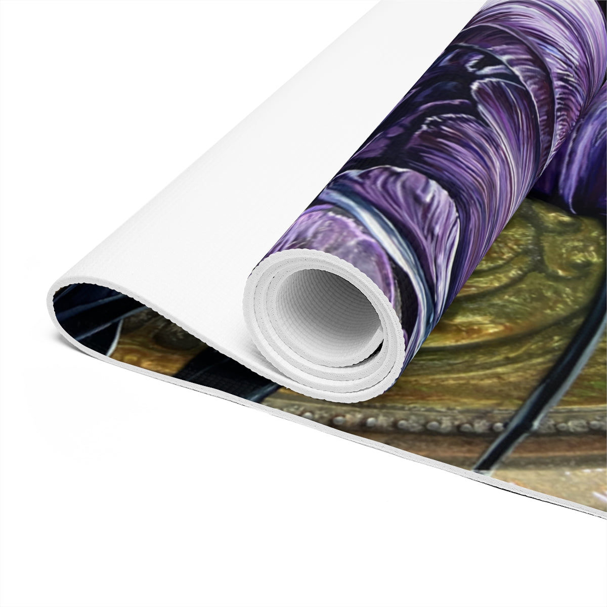 Cat's Corner Studio Peaceful Purple Yoga Mat