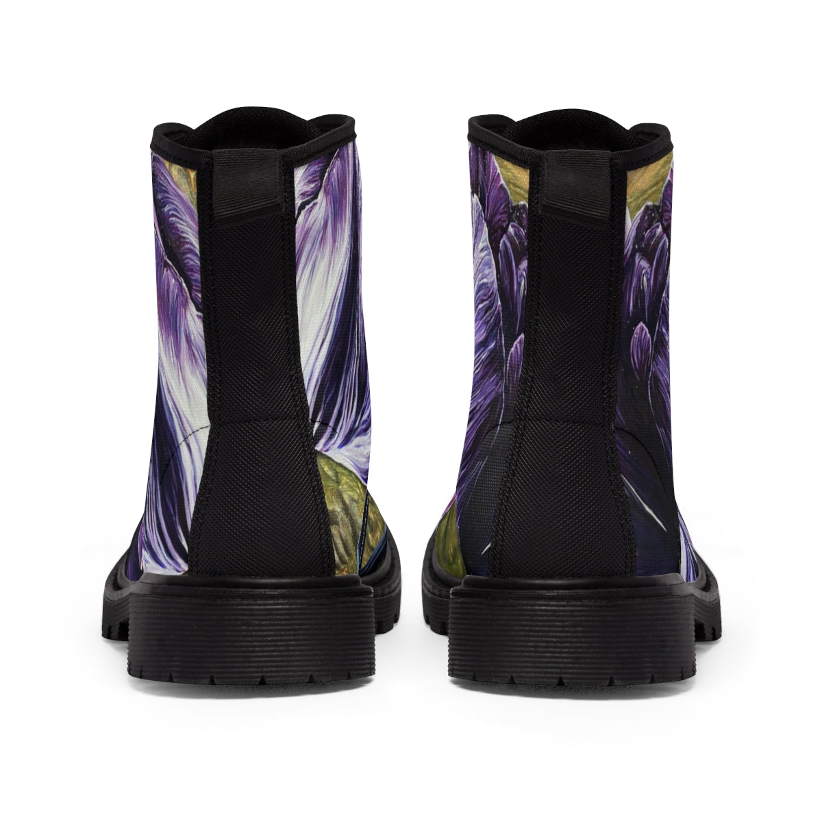 Dark Two Lip Canvas Boots