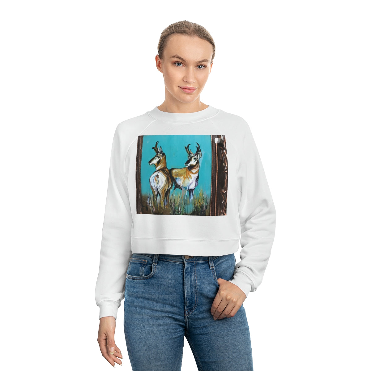 Women's Cropped Fleece Pullover