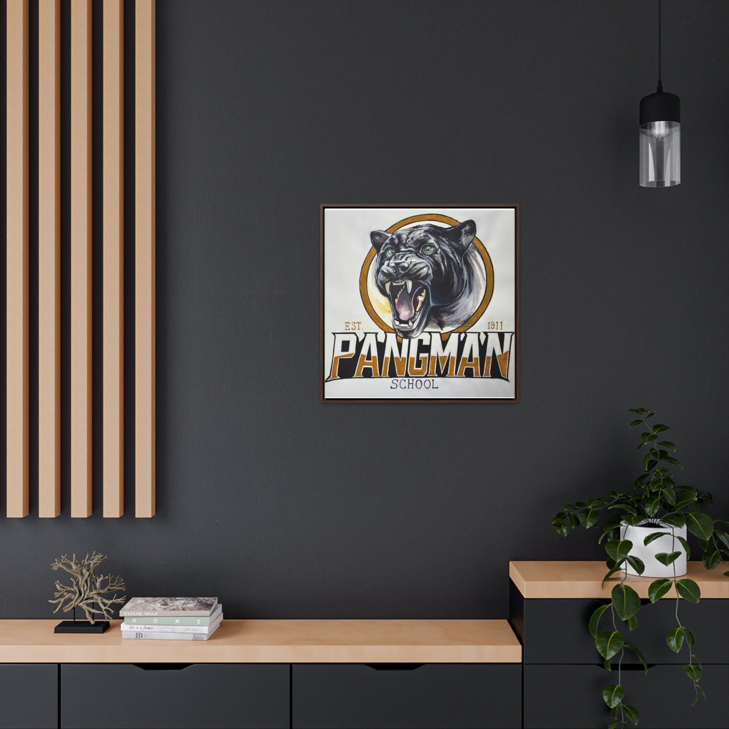 Pangman Panther Canvas Print