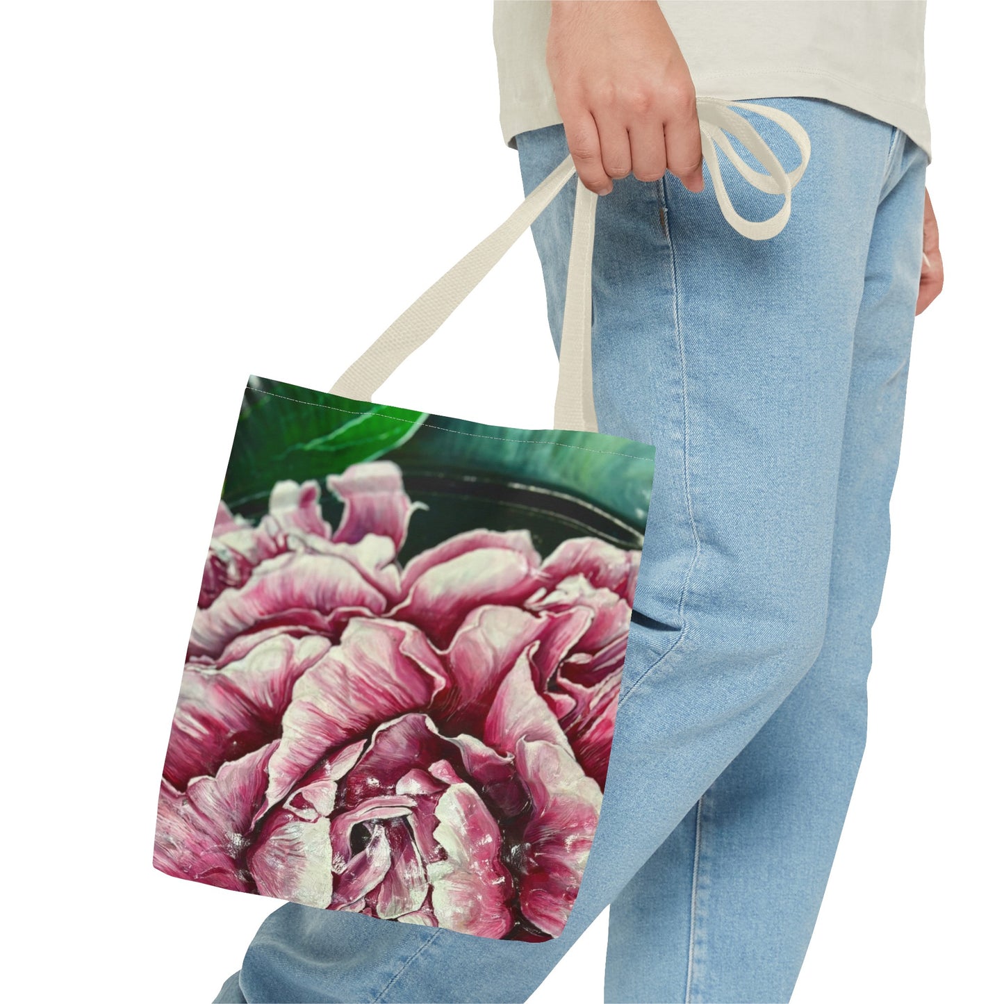 Patient Peony Tote Bag