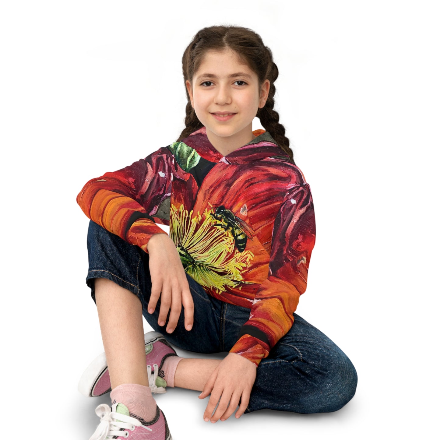 Flower Power Kids Hoodie