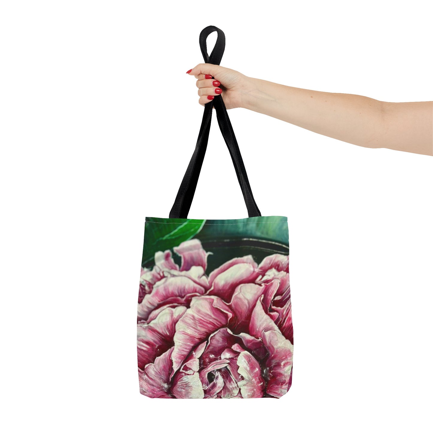 Patient Peony Tote Bag