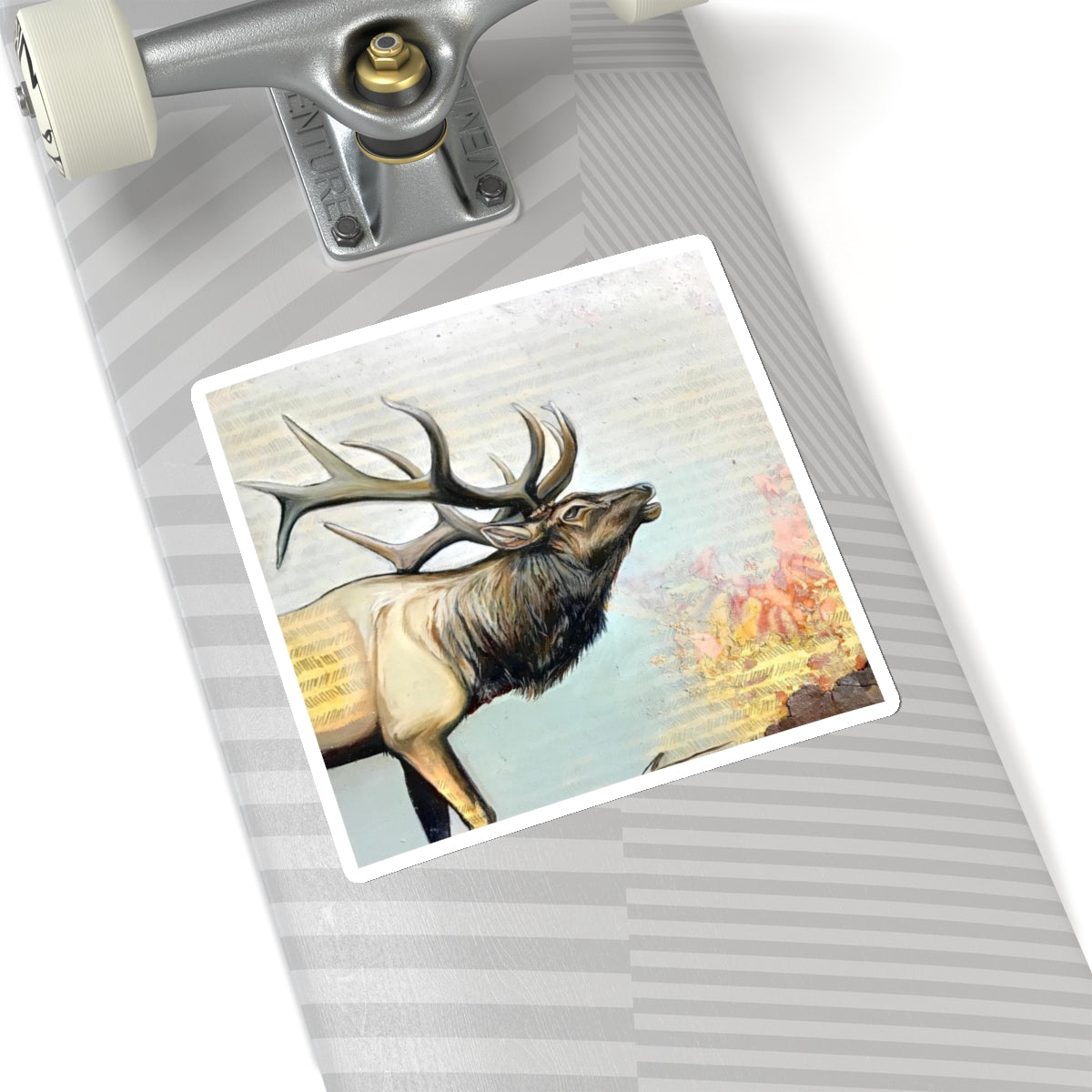 Bull Elk Sticker