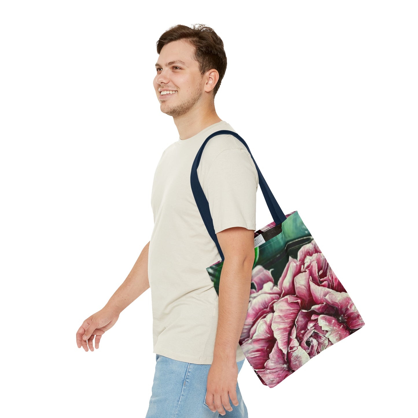 Patient Peony Tote Bag