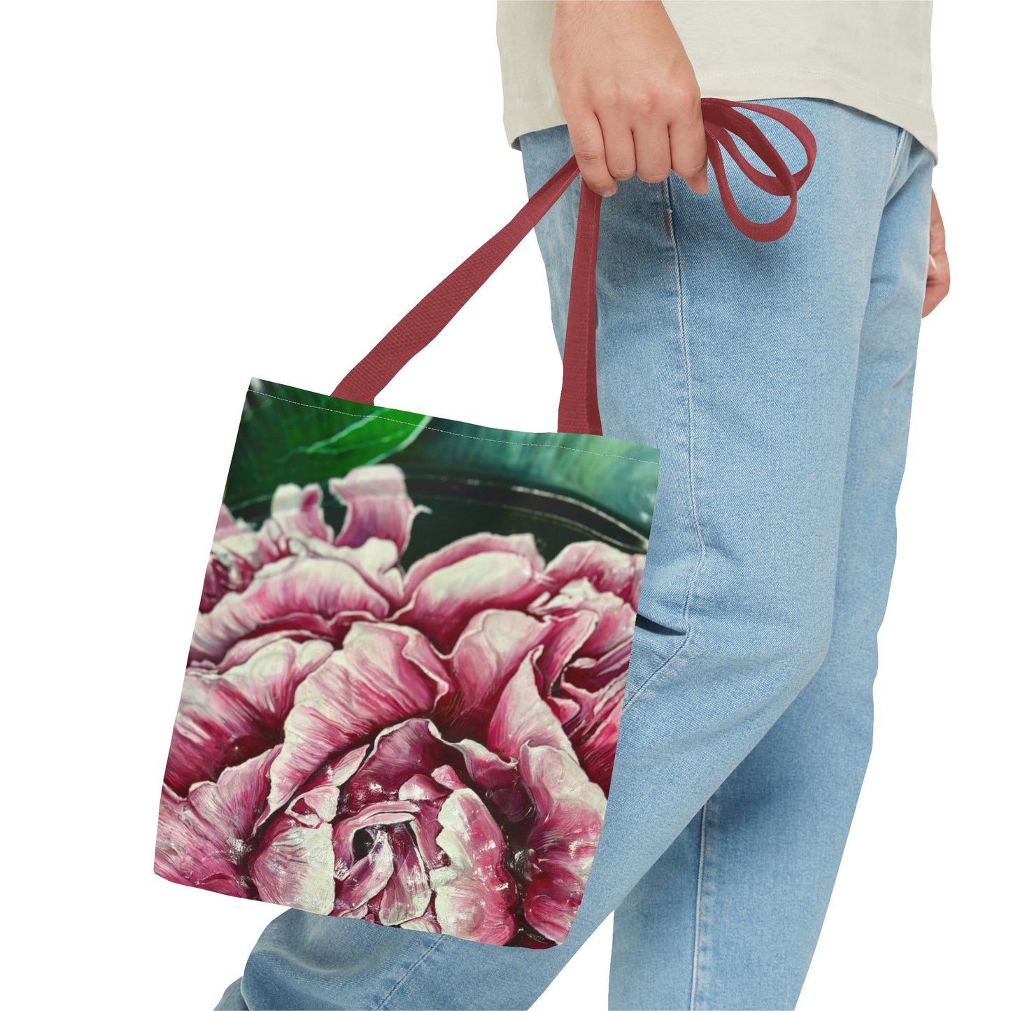 Patient Peony Tote Bag