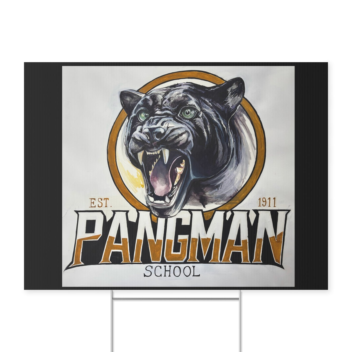 Pangman Panther Yard Sign