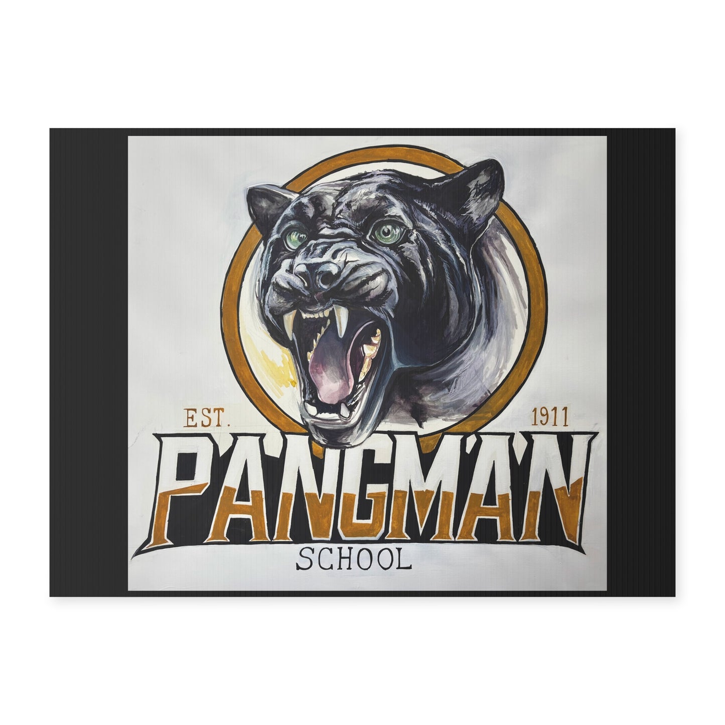 Pangman Panther Yard Sign