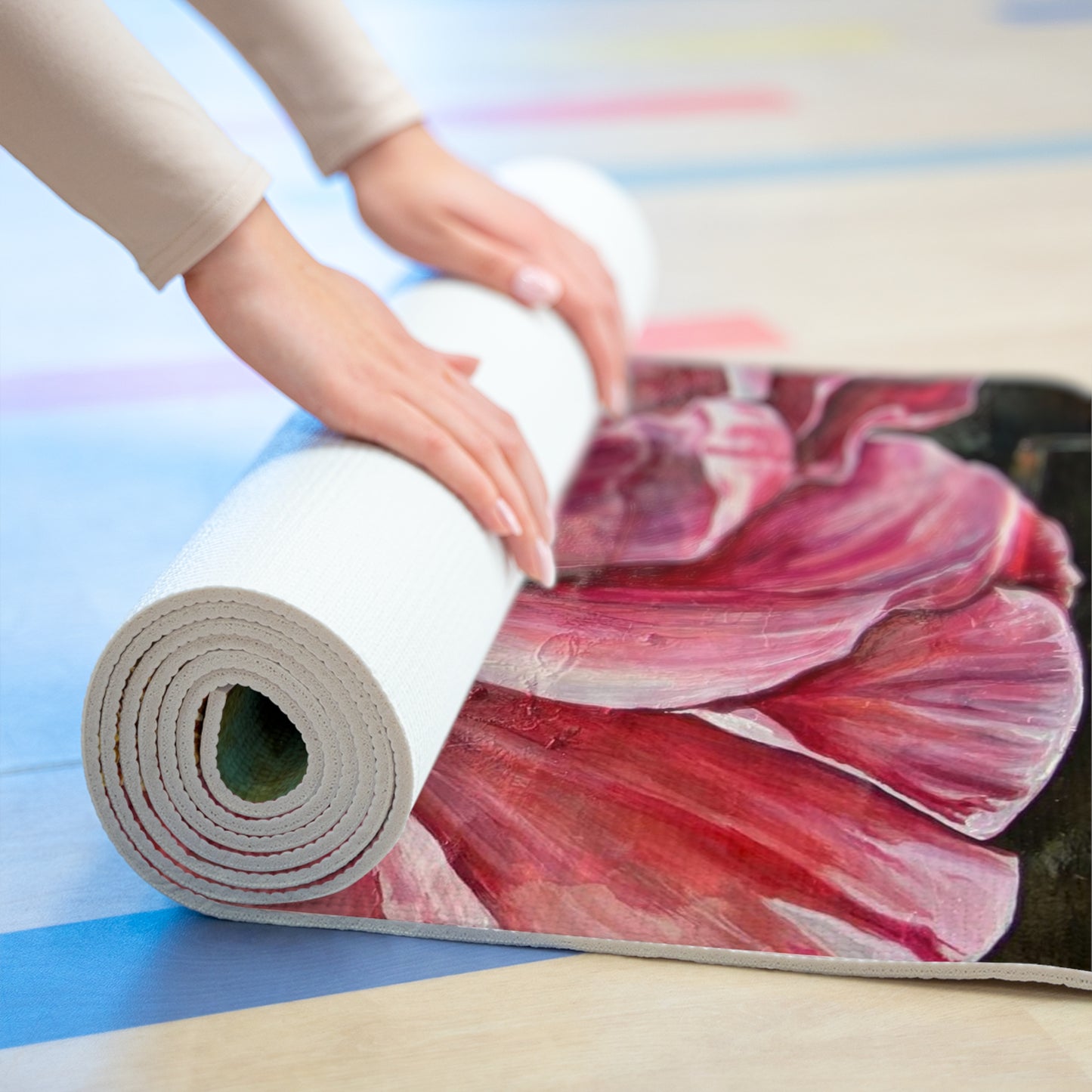 In the Pink Yoga Mat