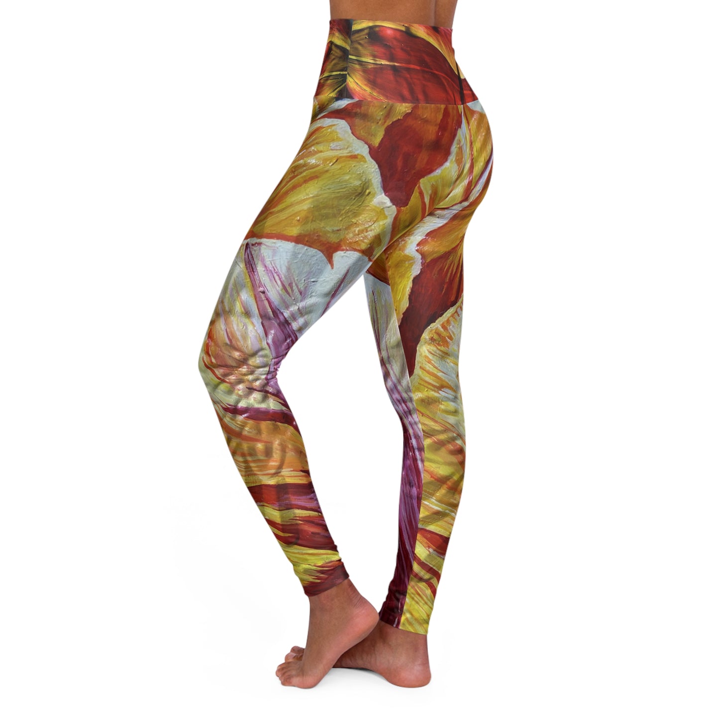 High Waisted Yoga Leggings (AOP)