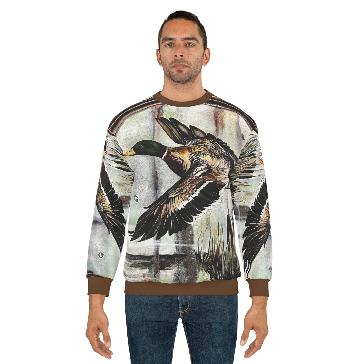 Misty Morning Unisex Sweatshirt (AOP)