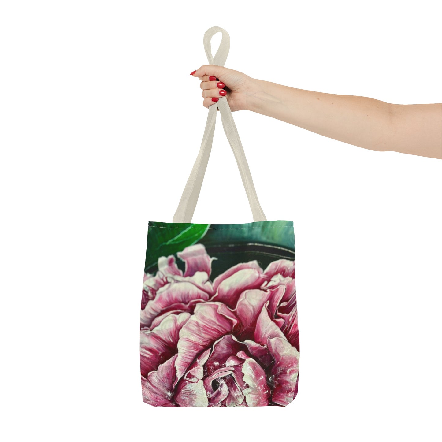 Patient Peony Tote Bag