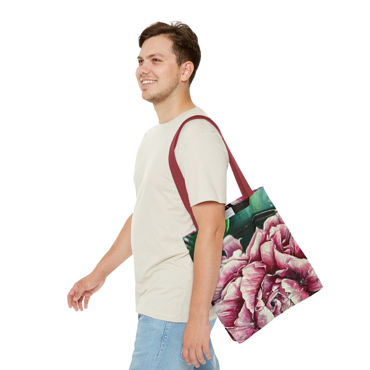 Patient Peony Tote Bag