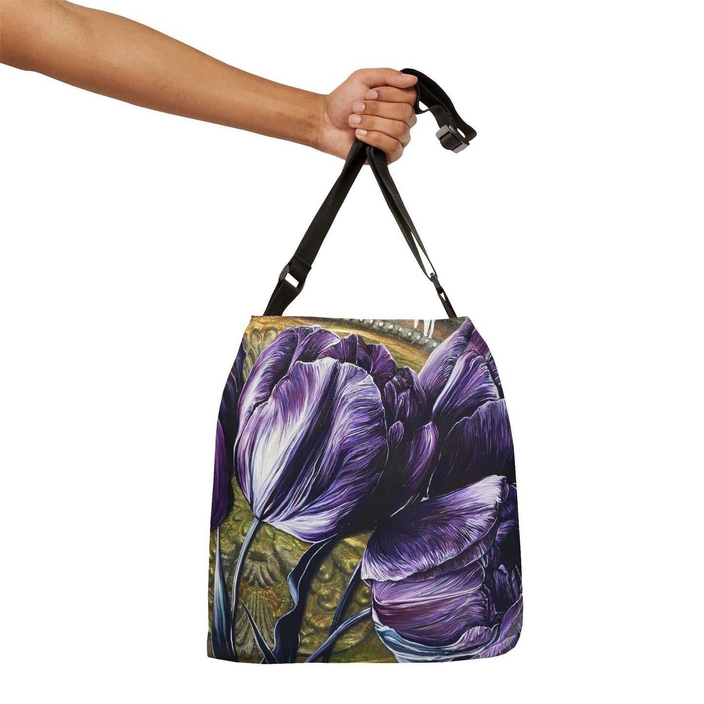 Purple Power Adjustable Tote