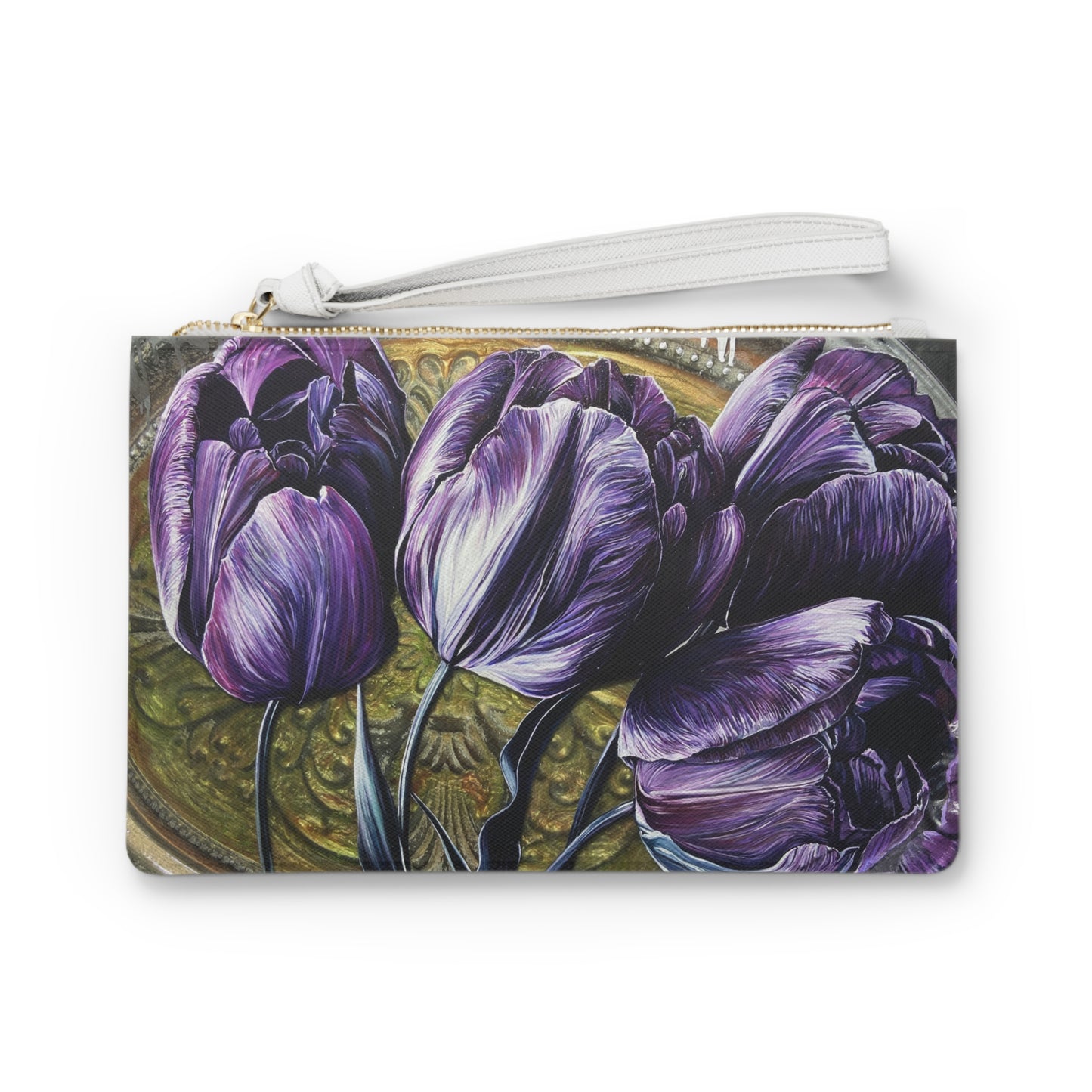 Purple Power Clutch Bag