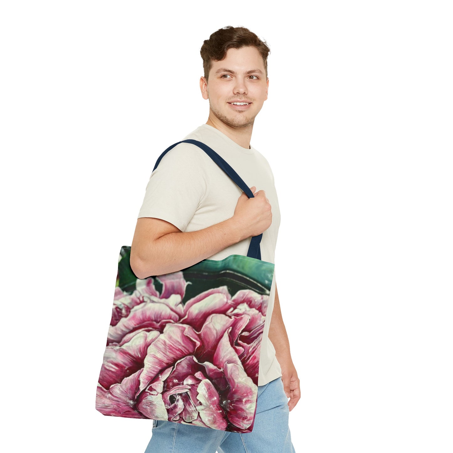 Patient Peony Tote Bag