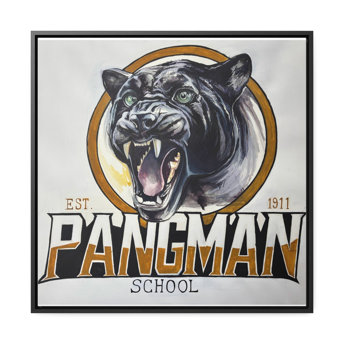 Pangman Panther Canvas Print