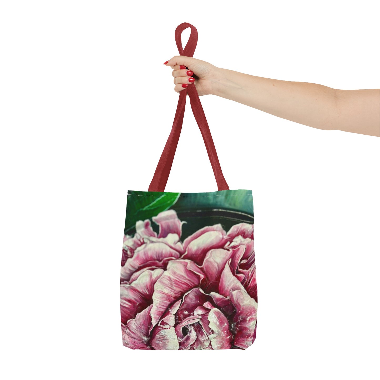 Patient Peony Tote Bag