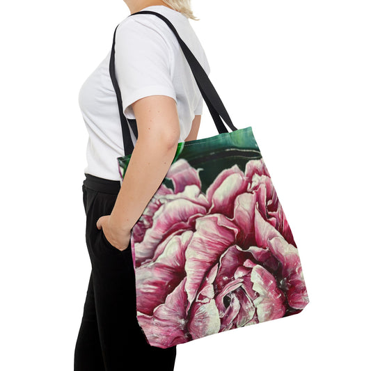 Patient Peony Tote Bag