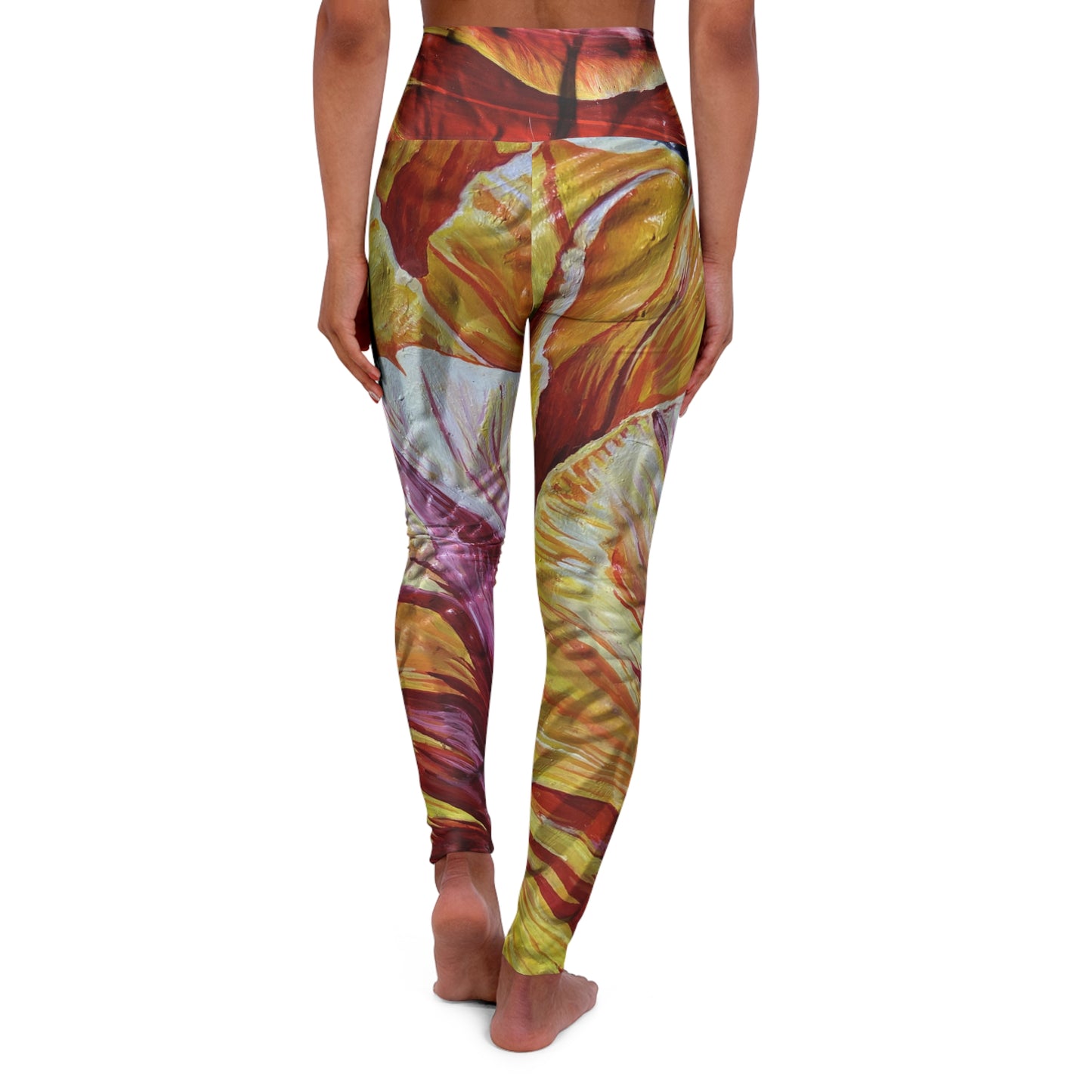 High Waisted Yoga Leggings (AOP)