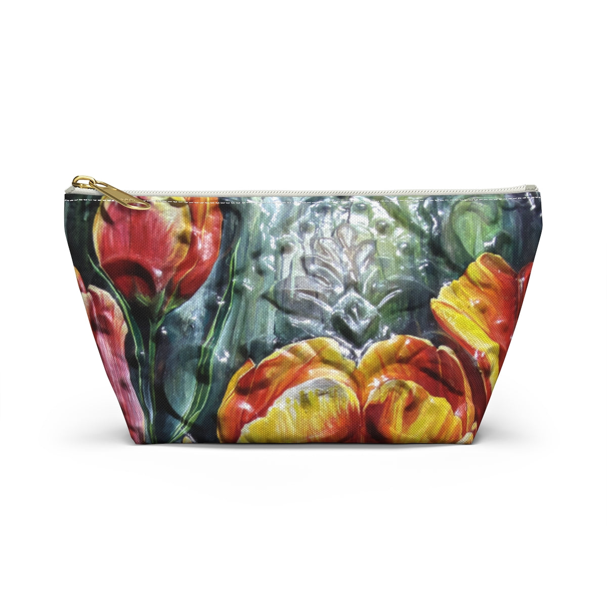 Cats Corner Studio Flower Makeup Bag