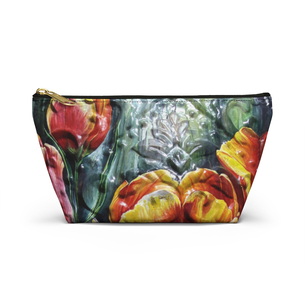 Cats Corner Studio Flower Makeup Bag