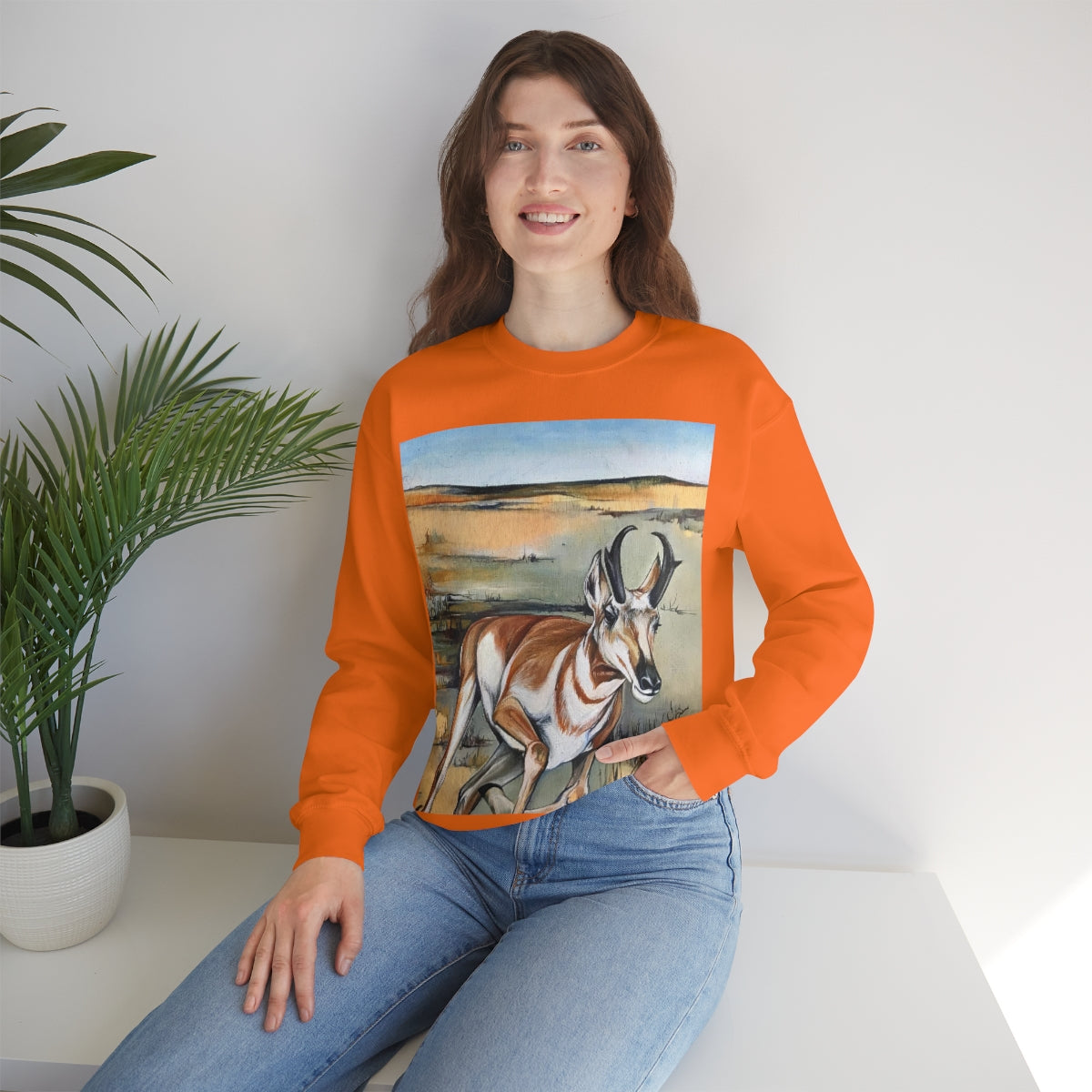 Antelope Running Crewneck Sweatshirt