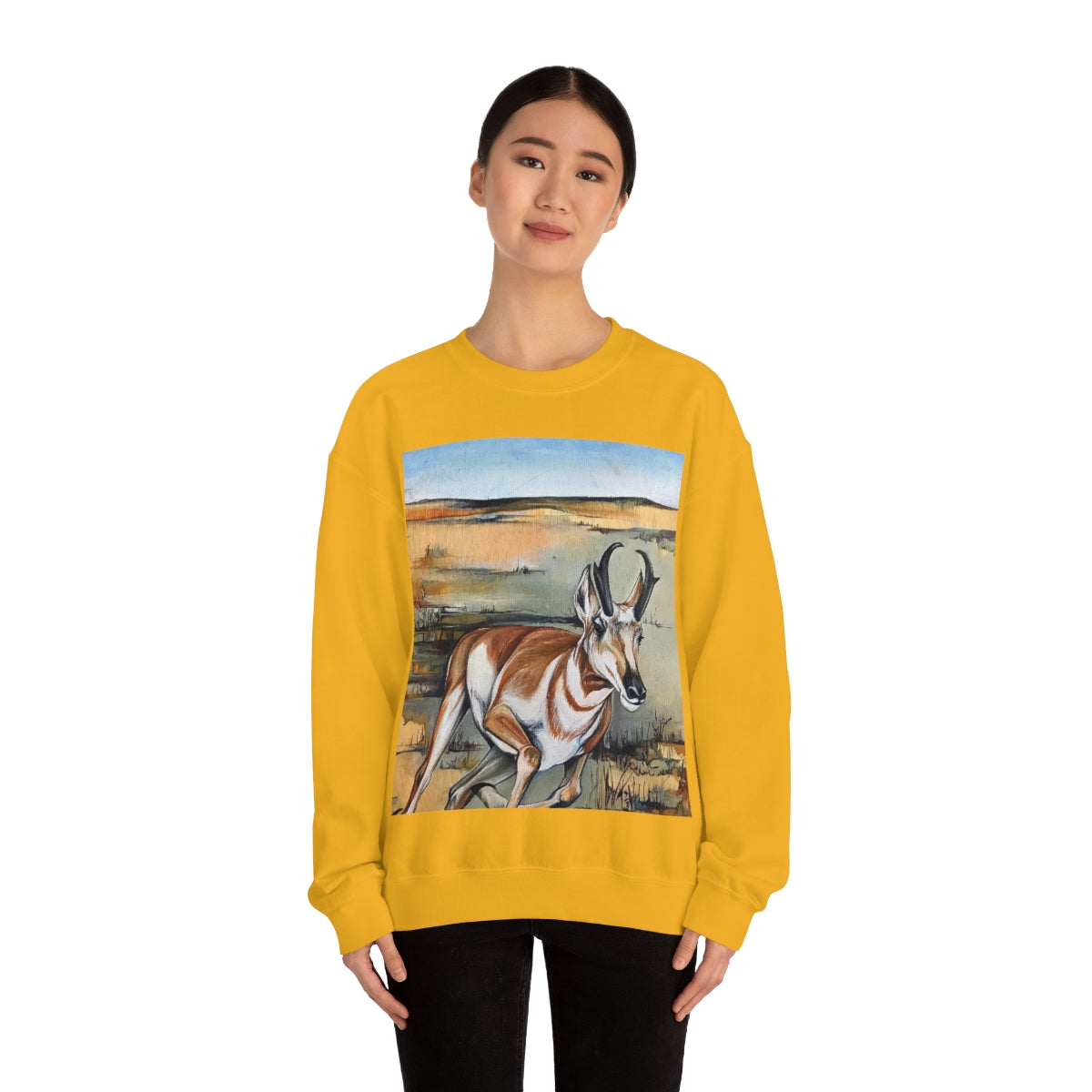 Antelope Running Crewneck Sweatshirt