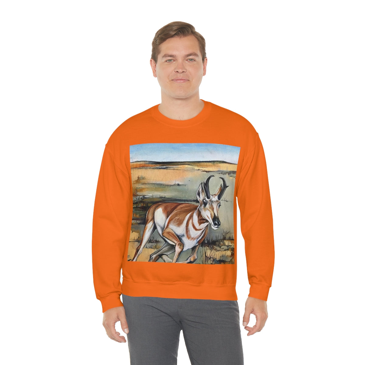 Antelope Running Crewneck Sweatshirt