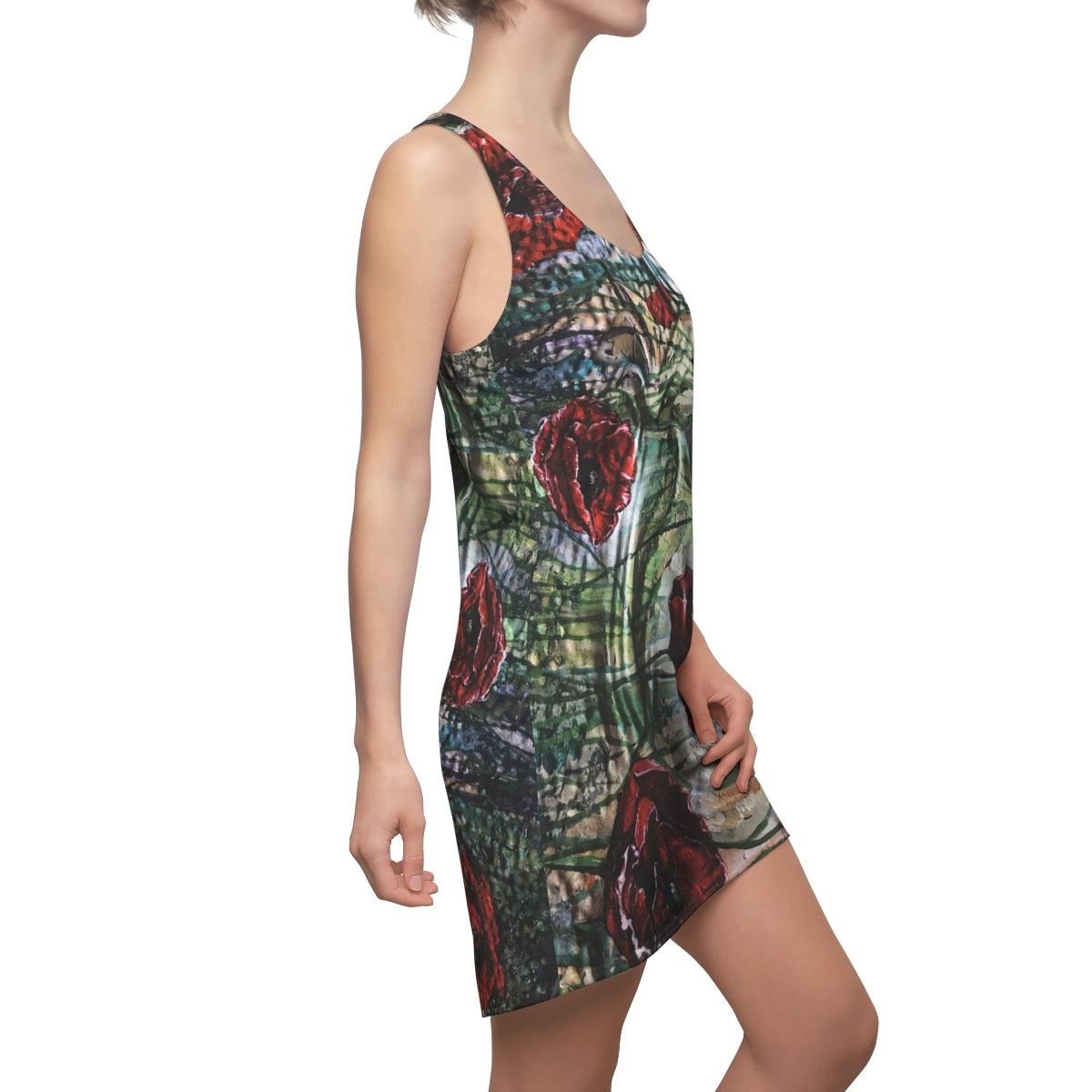 Cat's Corner Studio Can't Be Tamed  Racerback Dress