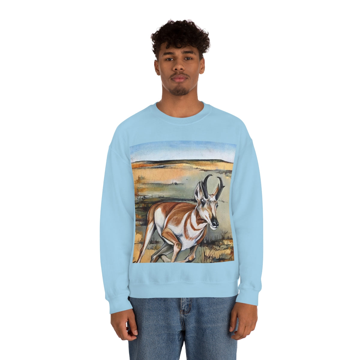 Antelope Running Crewneck Sweatshirt