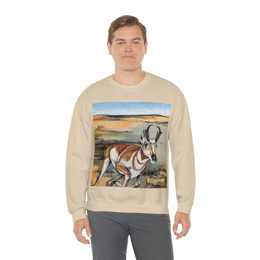 Antelope Running Crewneck Sweatshirt