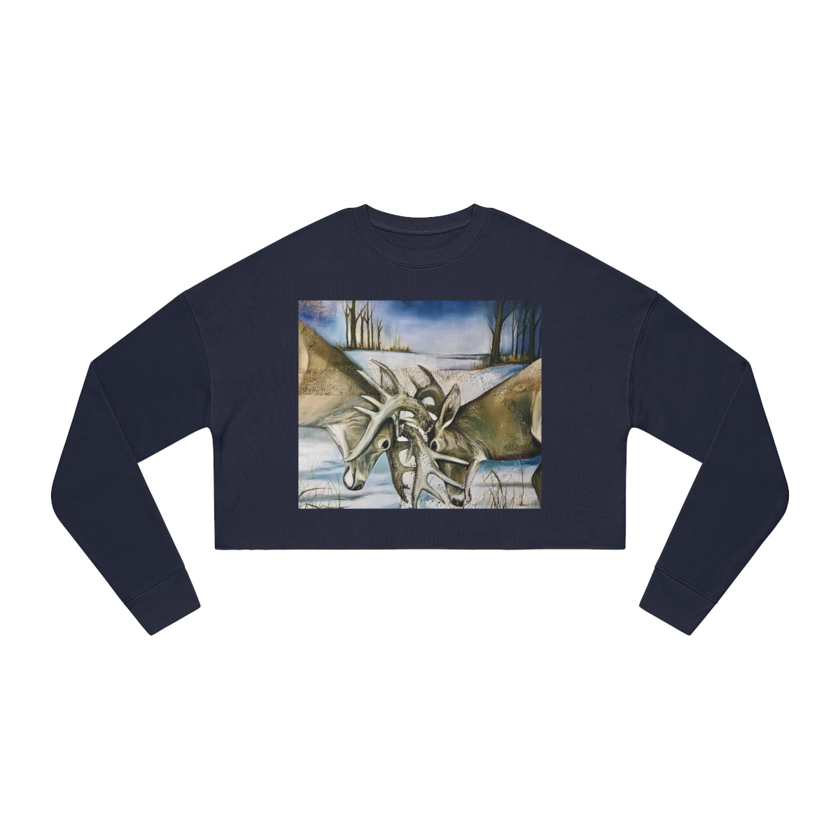 Boys will be Boys Cropped Sweatshirt Flat View