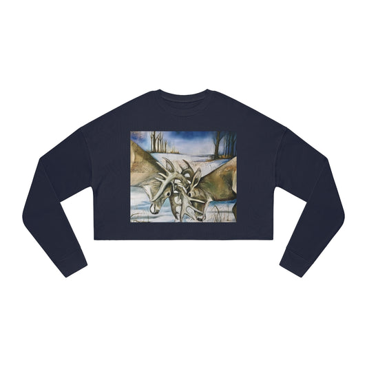 Boys will be Boys Cropped Sweatshirt Flat View