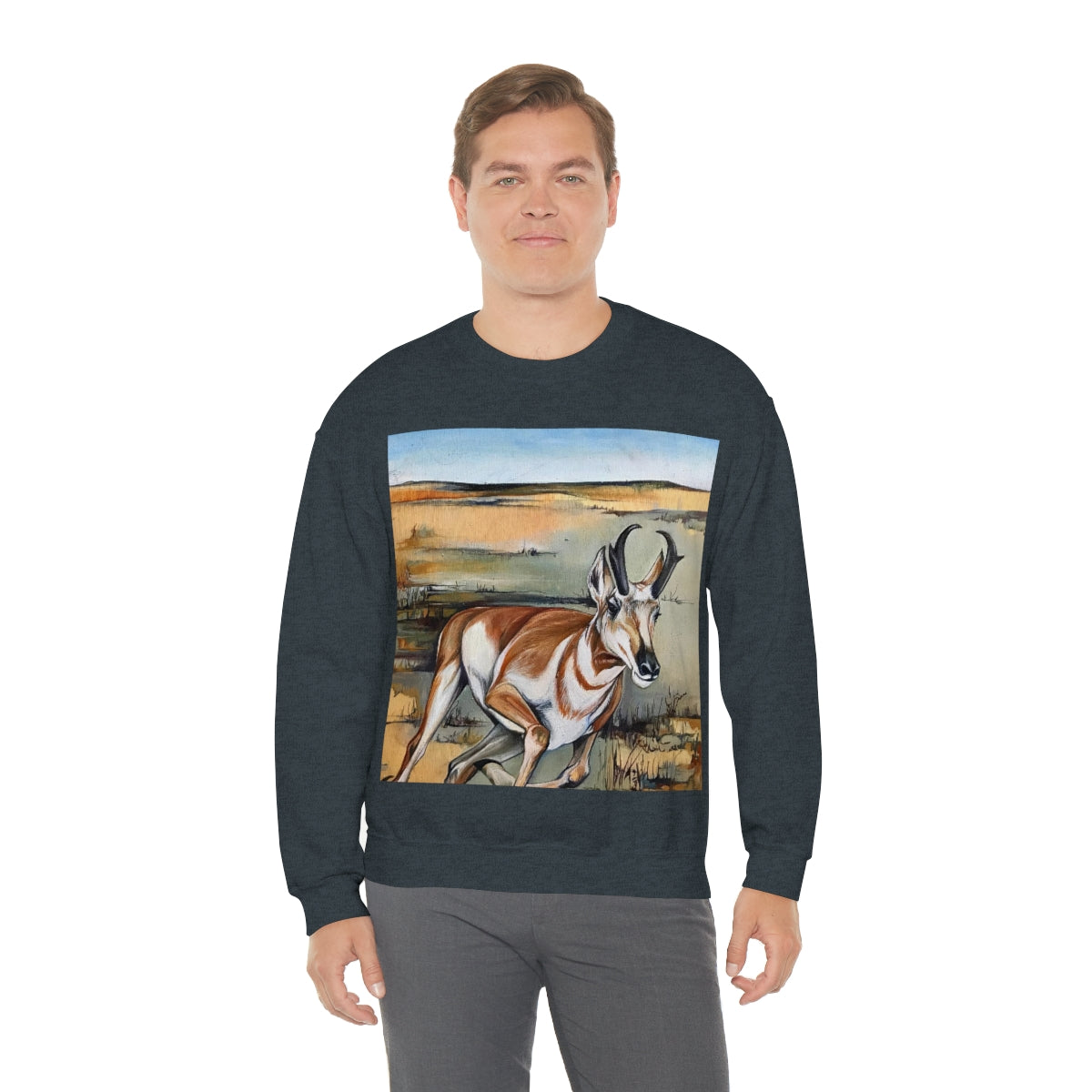 Antelope Running Crewneck Sweatshirt