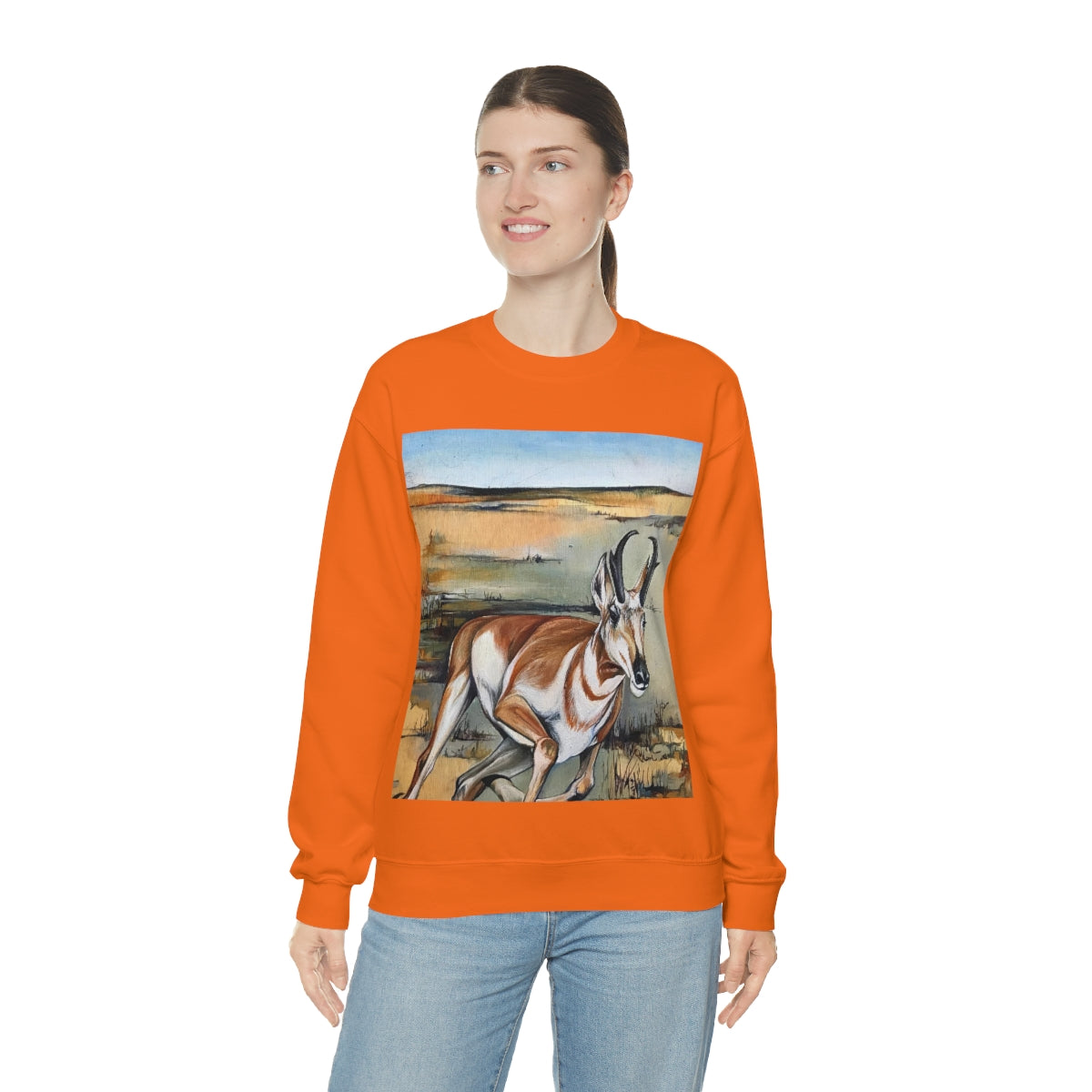 Antelope Running Crewneck Sweatshirt