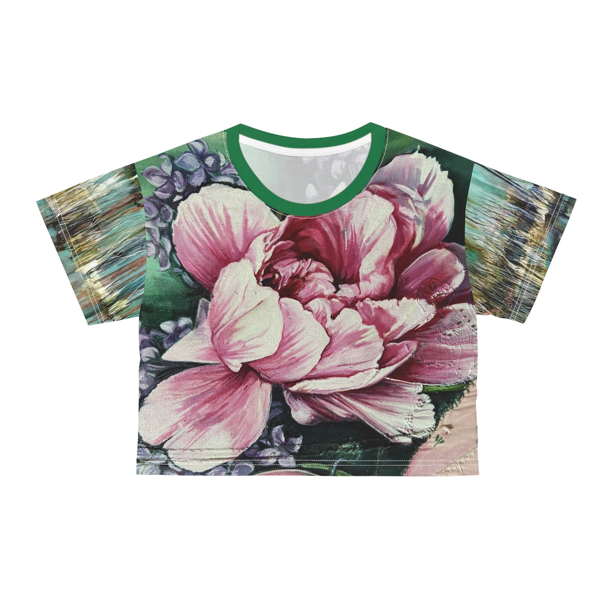 Cat's Corner Studio Peony Crop Tee