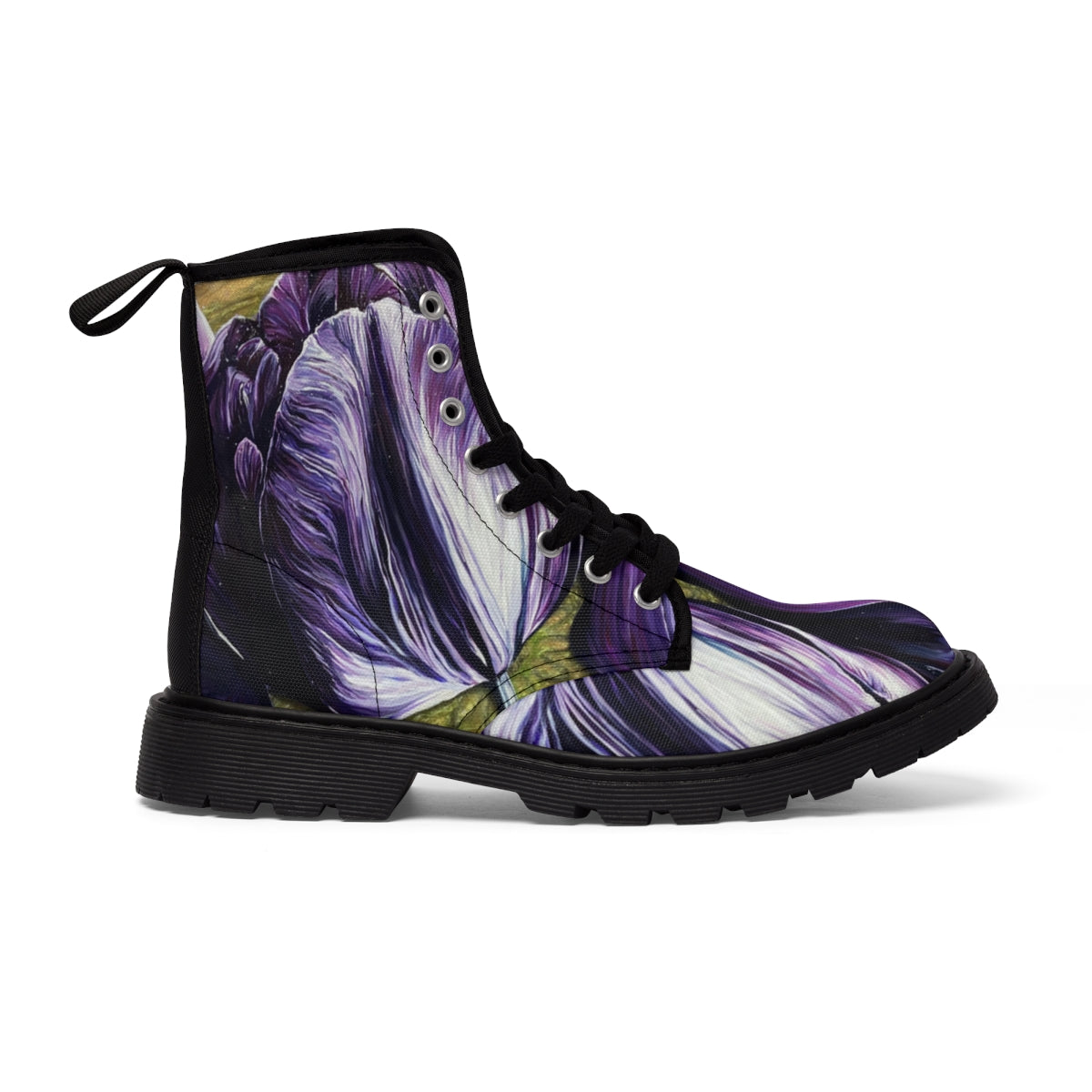 Dark Two Lip Canvas Boots