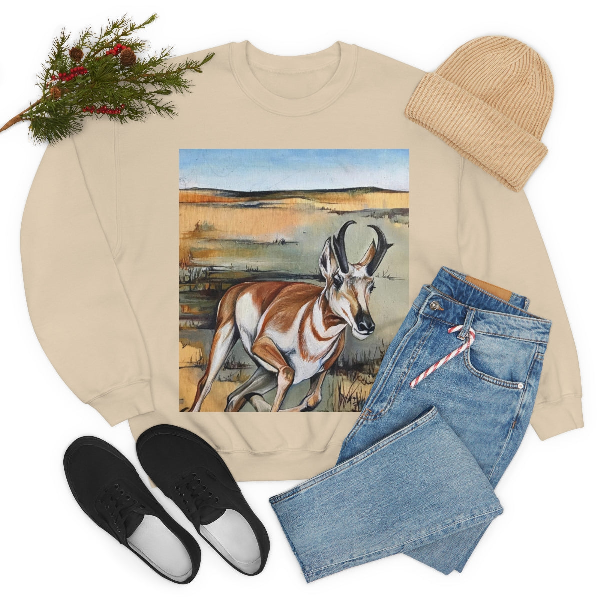 Antelope Running Sweatshirt Outfit