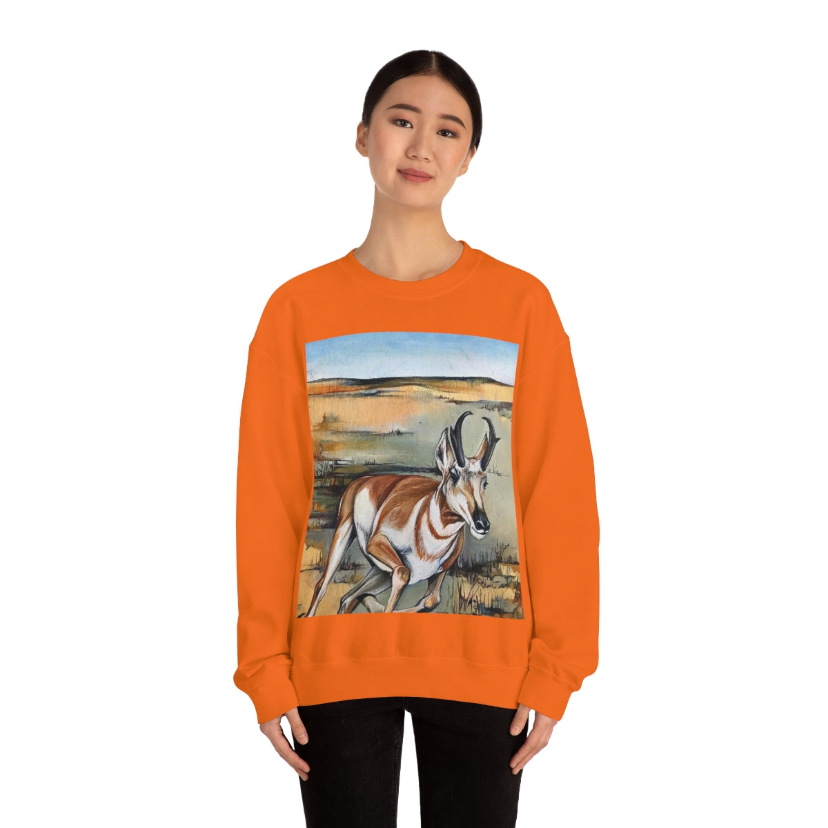 Antelope Running Crewneck Sweatshirt