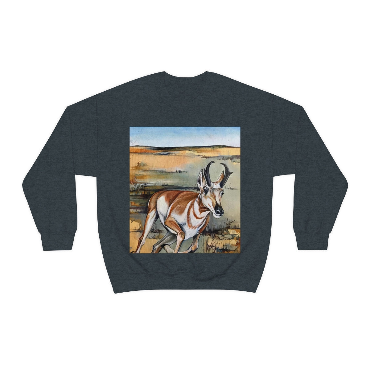 Antelope Running Crewneck Sweatshirt