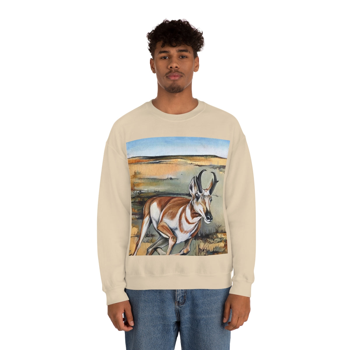 Antelope Running Sweatshirt Man