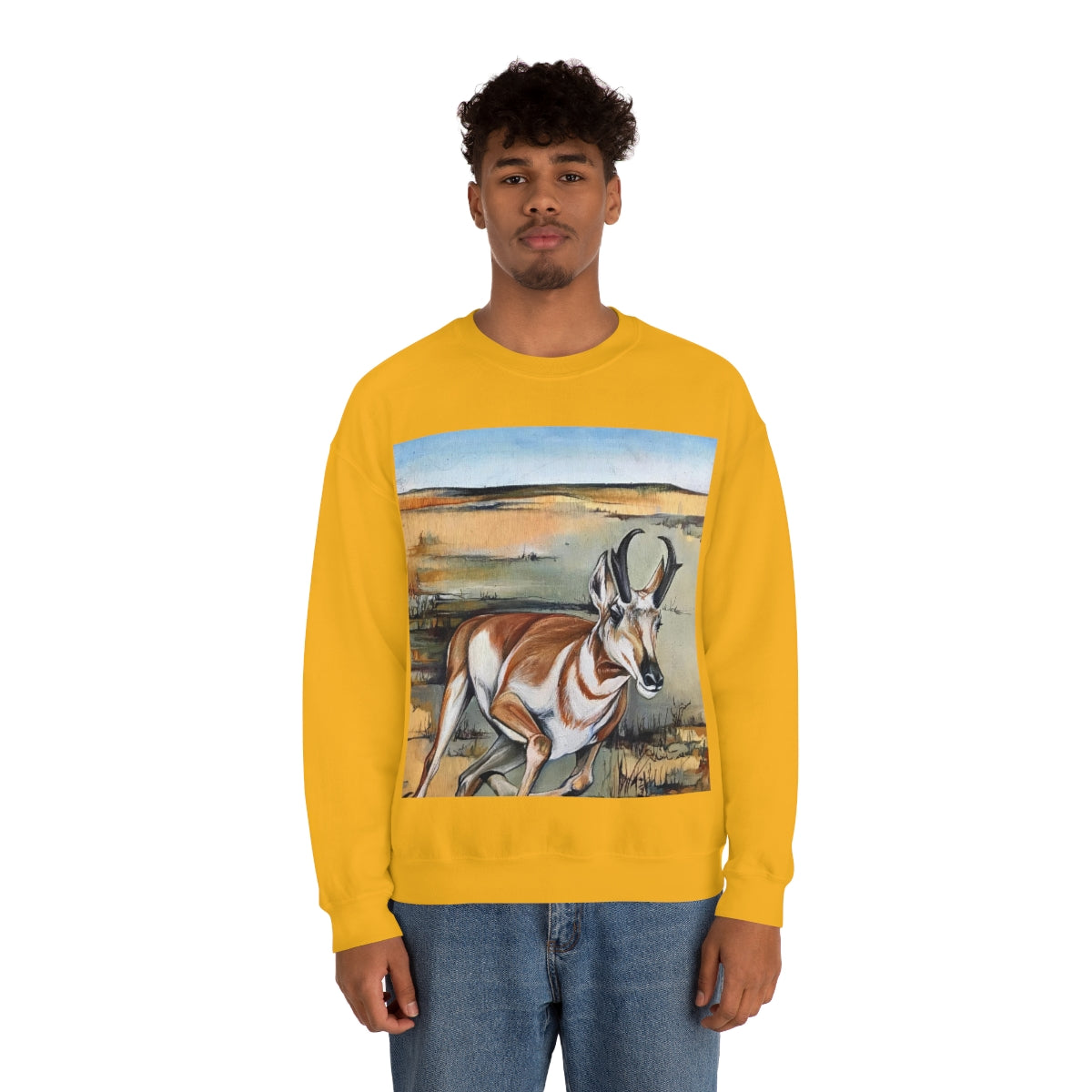 Antelope Running Crewneck Sweatshirt