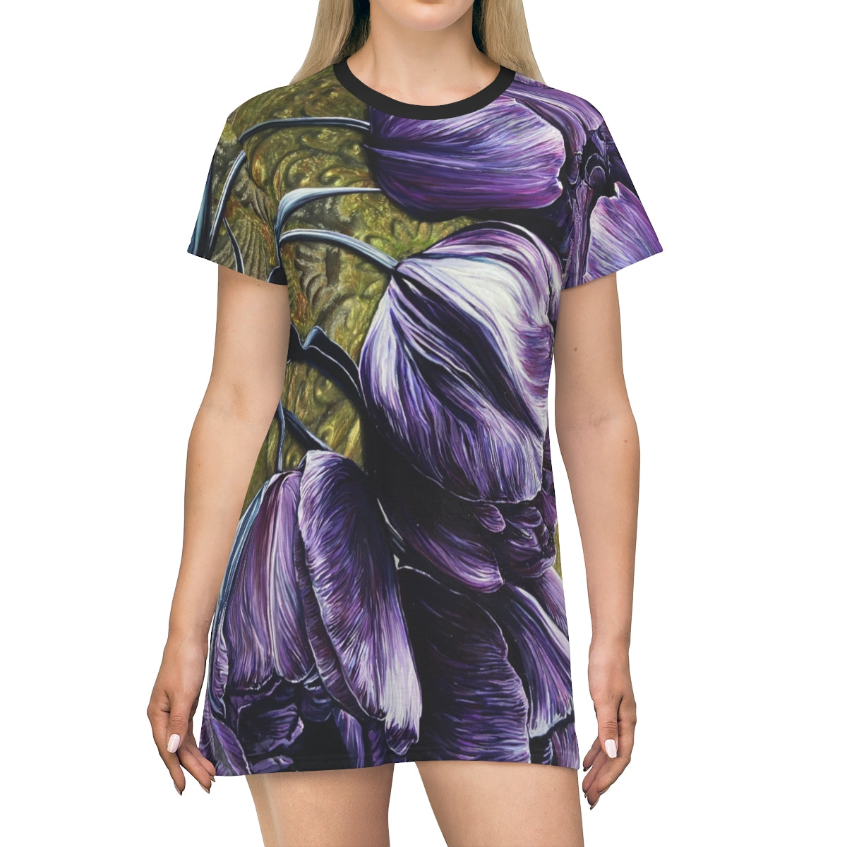 All Over Print T-Shirt Dress