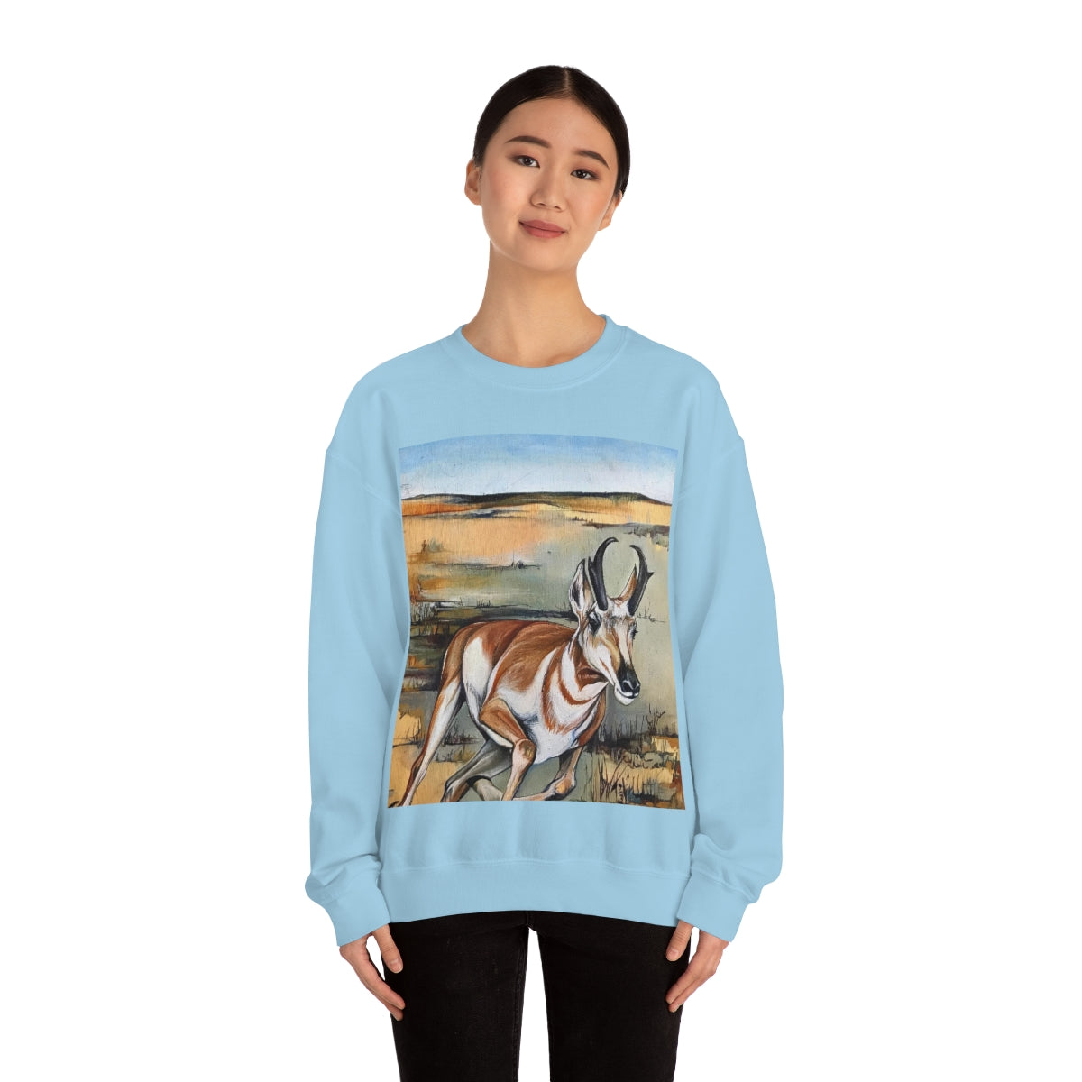 Antelope Running Crewneck Sweatshirt