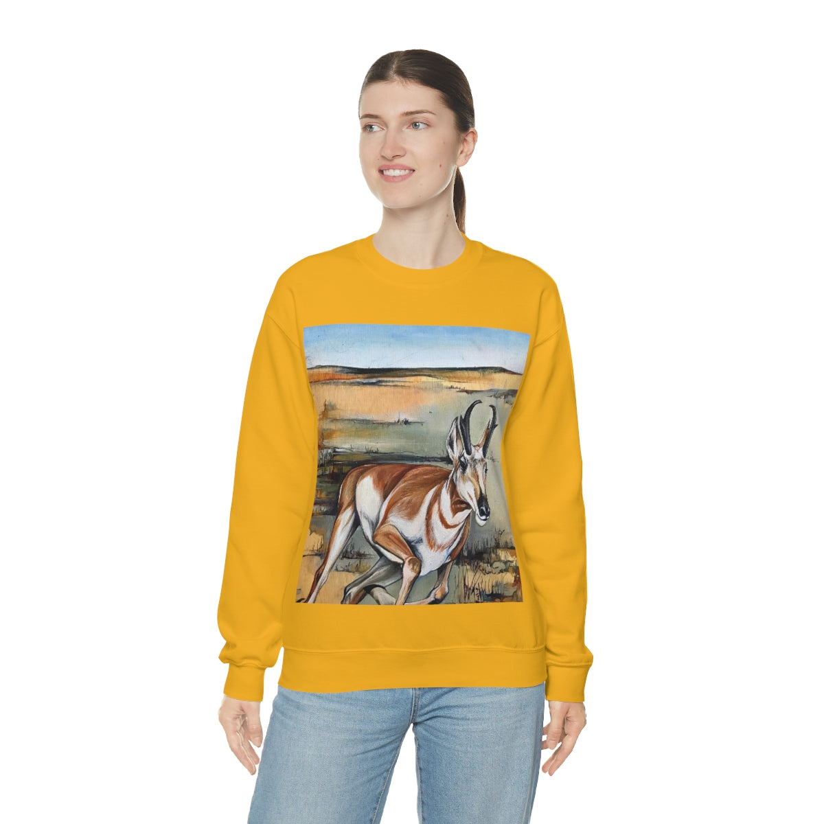 Antelope Running Crewneck Sweatshirt