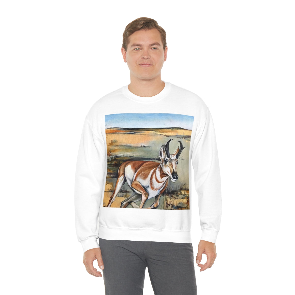 Antelope Running Crewneck Sweatshirt