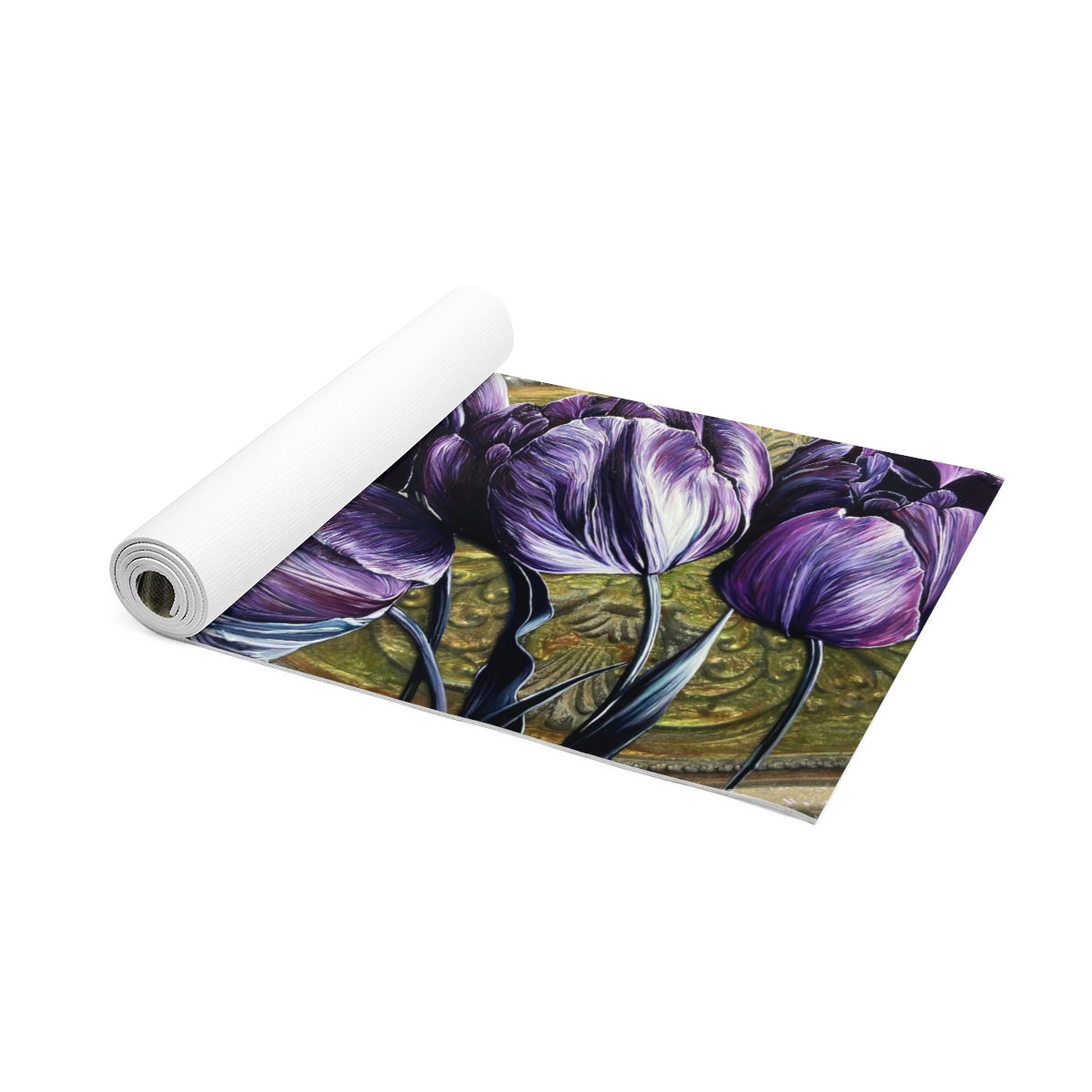 Cat's Corner Studio Peaceful Purple Yoga Mat