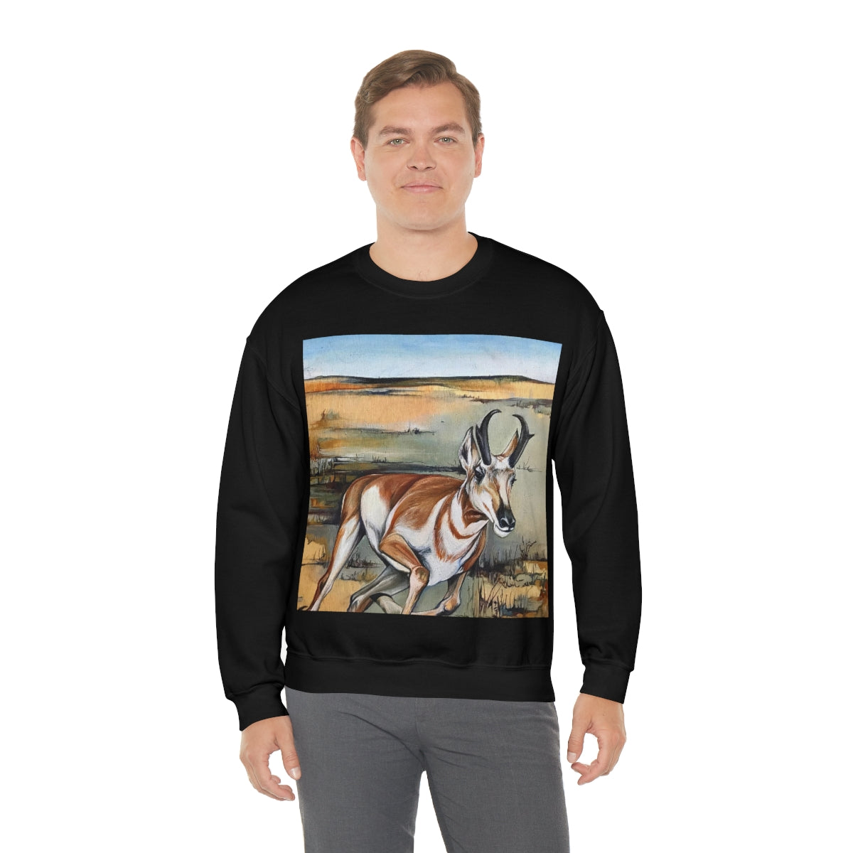 Antelope Running Crewneck Sweatshirt