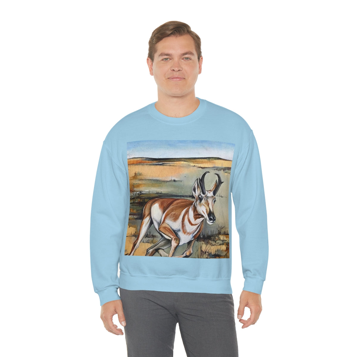 Antelope Running Crewneck Sweatshirt